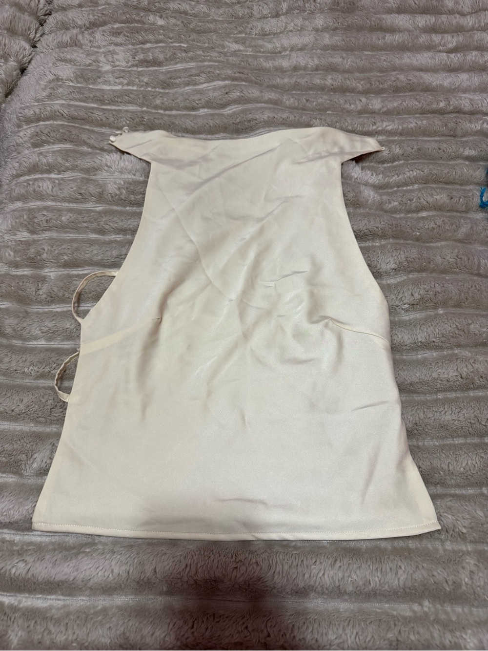 White Fox Time Passes Halter Top Pearl